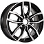 Диск КиК Фрост R15x6.5 5x112 ET50 CB57.1 Almaz_black