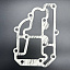 Прокладка паронитовая GASKET (Quicksilver)