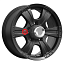 Диск СКАД 7x16/6x139,7 ET38 D109,7 Рейнджер Черный бархат