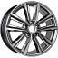 Диск КиК Лацио R17x7.5 5x112 ET45 CB57.1 Dark_platinum