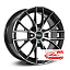 Диск Megami MGM-28 R15x6.5 4x98 ET35 CB58.6 BKF