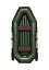 Надувная лодка ПВХ Skiff 260 НД, зеленый, SibRiver