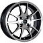 Диск Megami MGM-5 R15x6 4x100 ET50 CB60.1 BKF