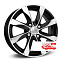 Диск КиК Джемини R15x6 4x100 ET45 CB67.1 Almaz_black (КС617)