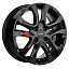 Диск Khomen Wheels 6x15/4x100 ET46 D54,1 KHW1503 (Rio) Black