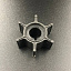 Крыльчатка помпы охлаждения Yamaha 6-8 (Omax)