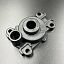 Корпус помпы охлаждения Yamaha 40-50, F40-60 (Kacawa)