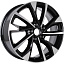 Диск КиК Роквуд  R17x7 5x110 ET50 CB67.1 Almaz_black