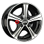 Диск LS 6x14/4x100 ET39 D73,1 202 BKF (конус)