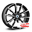 Диск КиК Меренге R17x7.5 5x120 ET45 CB72.6 Almaz_black