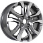 Диск KHOMEN KHW1503(Granta) R15x6 4x98 ET36 CB58.5 GRAY_FP