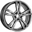 Диск КиК KarreraLight R18x7 5x114.3 ET45 CB67.1 Dark_platinum