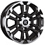 Диск Replay HV82 R16x7 6x139.7 ET38 CB100.1 BKF