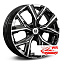 Диск КиК Айона R18x6.5 5x108 ET33 CB60.1 Almaz_black
