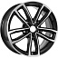 Диск КиК Каланг R17x6.5 5x108 ET33 CB60.1 Almaz_black