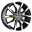 Диск MAK 7x17/5x108 ET45 D63,4 Highlands Black mirror