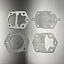 Ремкомплект топливного насоса 6E5 Yamaha 115-250 (Kacawa)