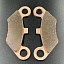 Колодки тормозные (Передние) CFM 500/600/800 (пара) (ZIBO)