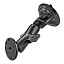 RAM-B-166-202U авто крепление RAM присоска, муфта 95 мм круглое основание, шары 25 мм (1