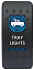 Выключатель освещения кузова TRAY LIGHT BLUE