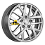 Диск Скад 6x16/5x100 ET38 D57,1 Босфор Toyota silver
