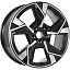 Диск КиК Кайан R18x7.5 5x108 ET42 CB65.1 Almaz_black
