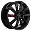 Диск Khomen Wheels 6x16/5x100 ET45 D54,1 KHW1604 (Yaris) Black