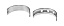 Вкладыш коренной Suzuki DF200T/225T/250T, (STD) бесцветный