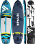 Сапборд надувной FLYPARK FISHING 325x89x15 см бирюзовый-серый-синий