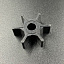 Крыльчатка помпы охлаждения Suzuki DT2-8, DF4-6 (Omax2)