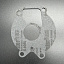 Прокладка паронитовая GASKET (Quicksilver)