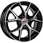 Диск Alcasta M52 R15x6 5x100 ET38 CB57.1 BKF