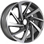 Диск KDW KD1530 R15x6 5x100 ET38 CB57.1 Grey_Front_Polished