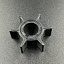 Крыльчатка помпы охлаждения Honda BF15-20 (пластиковая втулка) (Omax)