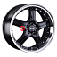Диск LS 7,5x17/5x100 ET35 D73,1 322 BKL
