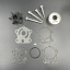 Ремкомплект помпы охлаждения Yamaha 60-90 (69D-W0078-00) (Omax)