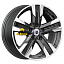 Диск K&K 7x16/5x100 ET35 D57 Висмут (КС1009) Алмаз черный