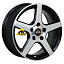 Диск Alcasta 6,5x16/5x105 ET38 D56,6 M62 BKF