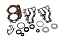 Ремкомплект прокладок блока Yamaha 9.9F/15F, Omax