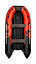 Надувная лодка ПВХ, Ривьера Компакт 3200 НДНД Комби, красный/черный