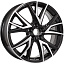 Диск КиК Кайлас R18x6.5 5x108 ET50 CB63.35 Almaz_black