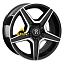 Диск Replay 8x17/5x112 ET40 D57,1 VV380 BKF (конус, MB001)