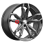 Диск СКАД 9x19/5x112 ET28 D66,6 Гранада (КЛ1094) Графит