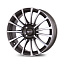 Диск PROMA Цунами 7.0x17/4х100 D67.1 ET45 Алмаз матовый