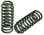 Задние пружины Toyota Land Cruiser 70/73/78 1990-1996 +300 кг лифт 2