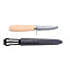 Нож Morakniv Rookie, нержавеющая сталь, деревянная ручка, 12991