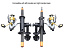 RAP-390-SFMTU RAM Tube Jr. держатель для удилищ с круглым основанием