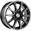 Диск LS LS 842 R15x6 4x100 ET40 CB60.1 BKF