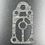 Прокладка под пластину помпы охлаждения Tohatsu 3.5, MFS2 (PREMARINE)
