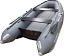 Надувная лодка ПВХ SOLAR-380 К (Максима), серый